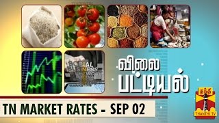 Vilai Pattiyal : Market Rates of Essential Commodities in TN (02/09/2014) - Thanthi TV