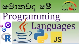 Programming Languages - Java | Python | JavaScript | C++ | Sinhala