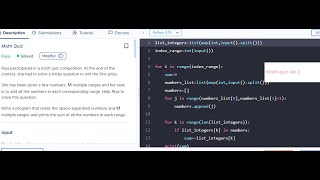 python idp 1 math Quiz solution