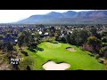 fly over of hole 17 pearl valley jack nicklaus signature golf course val de vie estate