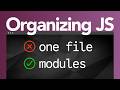 Organizing JavaScript as My Website Grows