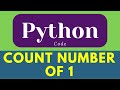 Python Count the Frequency of 1 🏆 Python programming 📚 Python Tuple | ❤️‍🔥 python 📝#shorts #ytshorts