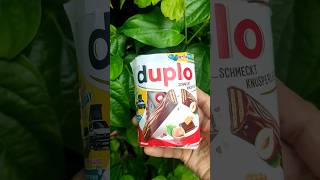 duplo chocolate with hazelnut#shorts#youtubeshorts#chocolate#ferrero