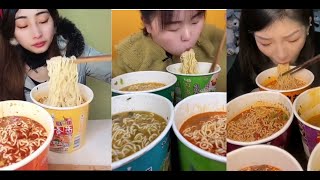 【解壓助眠ASMR】吃美味泡麵超香合集   Eating noodles collection