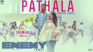 patthala Lyric Video enemy (tamil) Song , Vishal, Arya, Mirnali Ravi, Prakash raj, Thaman,s