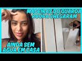 BRUNA DINIZ tomou banho de caneco/ não está caindo agua em casa/chegou as madeiras do guarda roupa