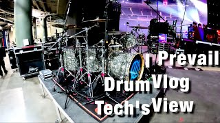 I Prevail - Drum Vlog - Drum Tech POV