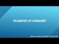 Subquery example in PostgreSQL - part 3