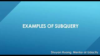 Subquery example in PostgreSQL - part 3
