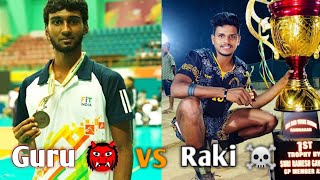 Guru Vs Raki | SRM University Vs Mangalore | 3rd Set | South  Zone Inter University Volleyball