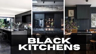 Sleek Black Kitchens For A Sophisticated Look | Home Decor | And Then There Was Style