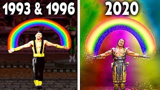 MORTAL KOMBAT 11 Friendship Vs MORTAL KOMBAT 2 amp MORTAL KOMBAT TRILOGY Friendship Comparison MK11