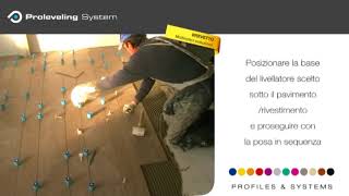 Sistema di livellamento Proleveling System di Progress Profiles