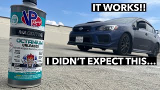 I ADDED OCTANE BOOSTER TO MY STOCK SUBARU WRX/STI AND IT MADE IT FASTER! (Side By Side Pulls)