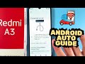 How to Set Up Android Auto on Xiaomi Redmi A3
