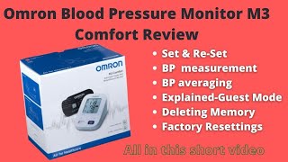 Omron M3 Comfort how use? Omron blood pressure