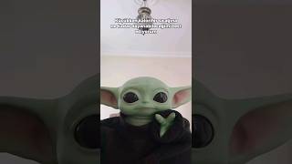 Baby Yoda küçükken kalorifere dokunuyor 😱 | Baby Yoda #babyyoda