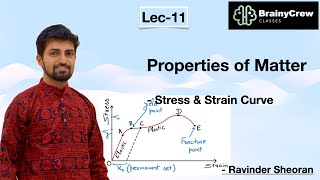 Properties of Matter (Lec-11) | Class-XI | BrainyCrew Classes | Ravinder Sir