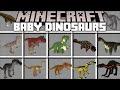 Minecraft HATCHING DINOSAUR EGGS MOD / DON'T TOUCH THESE CARNIVOROUS EGG SPAWNERS !! Minecraft Mods