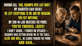 My Daughter Called: “Grandpa Died.” But He Was Sitting Beside Me Drinking Coffee