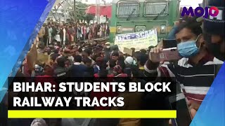 RRB NTPC Exam |Students Protest Against Results In Bihar, Block Rail Tracks Over Alleged Discrepancy
