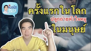 ครั้งแรกในโลก ปลูกถ่ายหัวใจหมูในมนุษย์หมอนัท...หมอนัท Talk ep.55