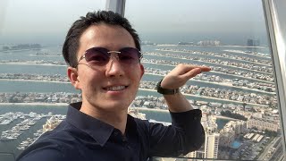 【年越しドバイ】お正月から巨大人工島パームジュメイラ🇦🇪 筋トレ初めしたし空港は激混み