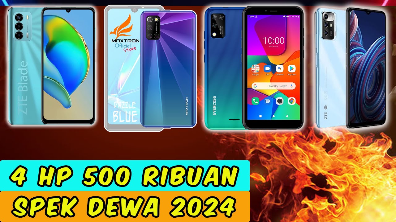 Rekomendasi Smartphone Baru 500 Ribuan 2024 Terbaik, No 2 & 1 ...