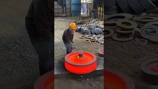 Forged wheel manufacturing process making #shorts #shortvideo