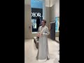 abaya shopping at dubai mall🛍 black or white