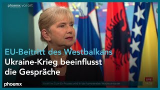 Adelheid Feilcke zu den EU-Beitrittsperspektiven der Westbalkanländer am 06.12.22