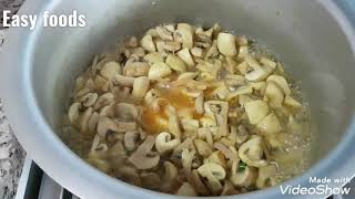 How to make mushroom curry طرز تهیه سمارق خوشمزه افغانی