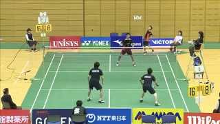 松居/三浦（日本体育大学） vs 小松﨑/松丸（ＮＴＴ東日本）