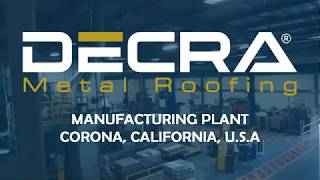 DECRA Metal Roofing - Manufacturing Plant