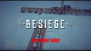 Besiege - Cargo Train with working turning system.