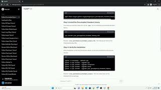 python install precompile standard library