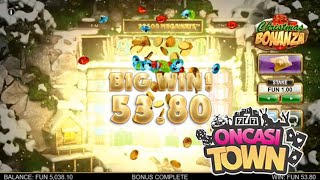 「Christmas Bonanza（クリスマス・ボナンザ）」-Big Time Gaming社からリリースされたスロットの紹介動画です。