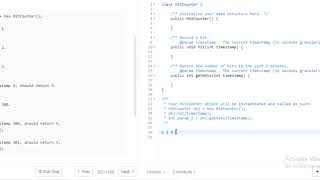 LeetCode362DesignHitCounter - Solution to LeetCode 362 Design Hit Counter