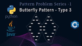 Hollow Butterfly With Double Joint | Java | C++ | Python | Detailed Explain | Pattern Problem - 12