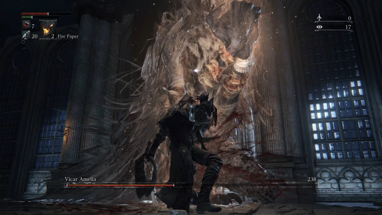 Bloodborne Boss Fight Vicar Amelia Youtube