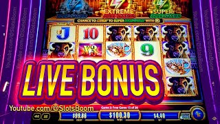 LIVE BONUS TRIGGER!!! BUFFALO, POMPEII  - WONDER 4 BOOST - CASINO SLOTS @SlotsBoom FREE GAMES