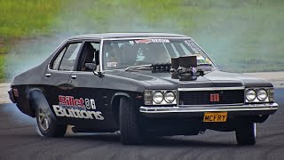 MCFRY 580ci BBC Drifting Powerskids Gopro cruise session mashup Powercruise #80 Sydney 2020 4K