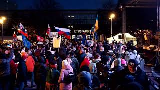 PROTEST V BRATISLAVE - SLOVENSKO JE EURÓPA 10.1.2025