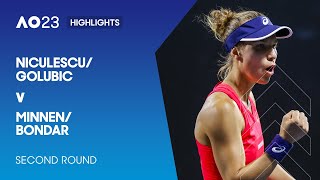 Niculescu/Golubic v Minnen/Bondar Highlights | Australian Open 2023 Second Round