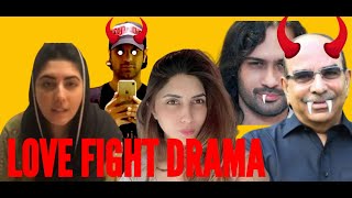 Amna Malik Latest Fight video Malik Riaz Daughters Pashmina Malik  Attacked Uzma Khan and Huma Khan
