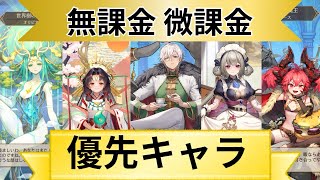 【いせのん】 育成キャラランキング！ 素材を効率よく使うために