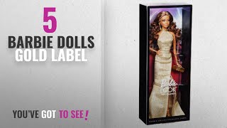 Top 10 Barbie Dolls Gold Label [2018]: Barbie The Look Red Carpet Black Label Collector: Gold Dress