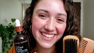 ASMR Friend Pampers You ♡ Scalp Massage \u0026 Hair Play (Layered Sounds)