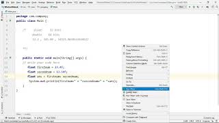 Learn Java (2019 Beginner programming tutorial 6 ) Floating point numbers/Variables and Data types