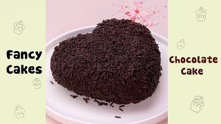 Black Heart Chocolate Cake